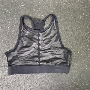 Noli Yoga Sheer back Black Women's Sports Bra